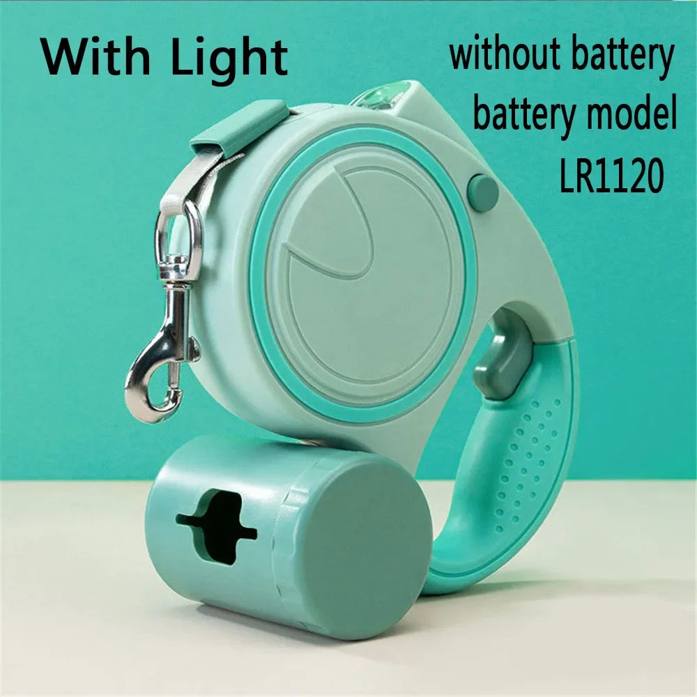 Dog Leash With Led Lights and Garbage Bag - Empire P.E