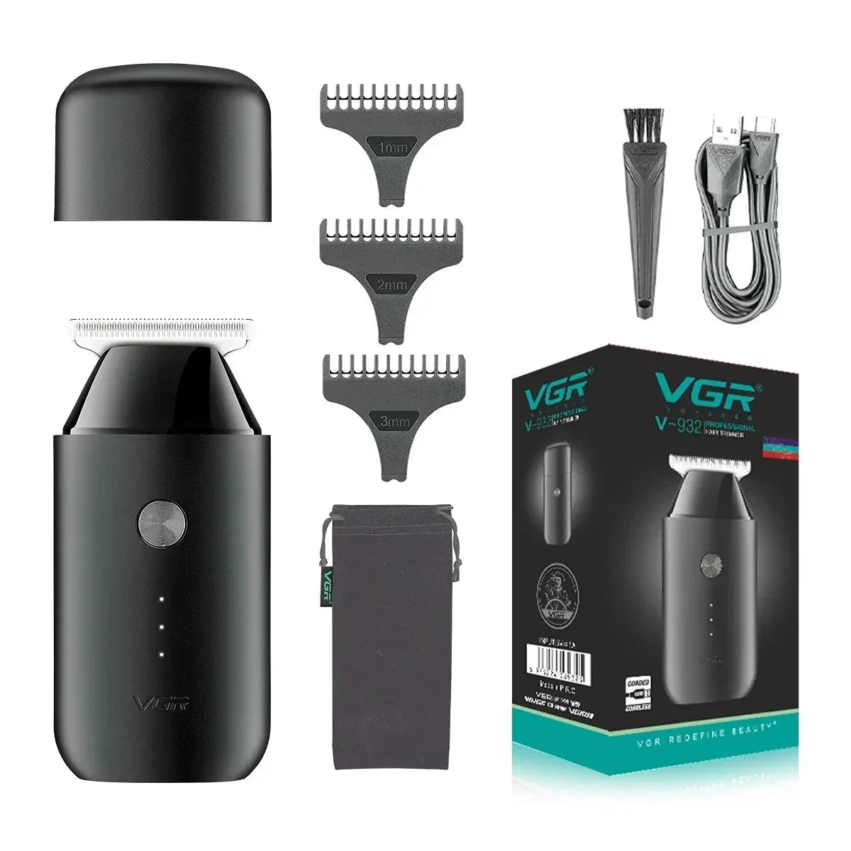 VGR Hair Trimmers Electric Clippers - Empire P.E