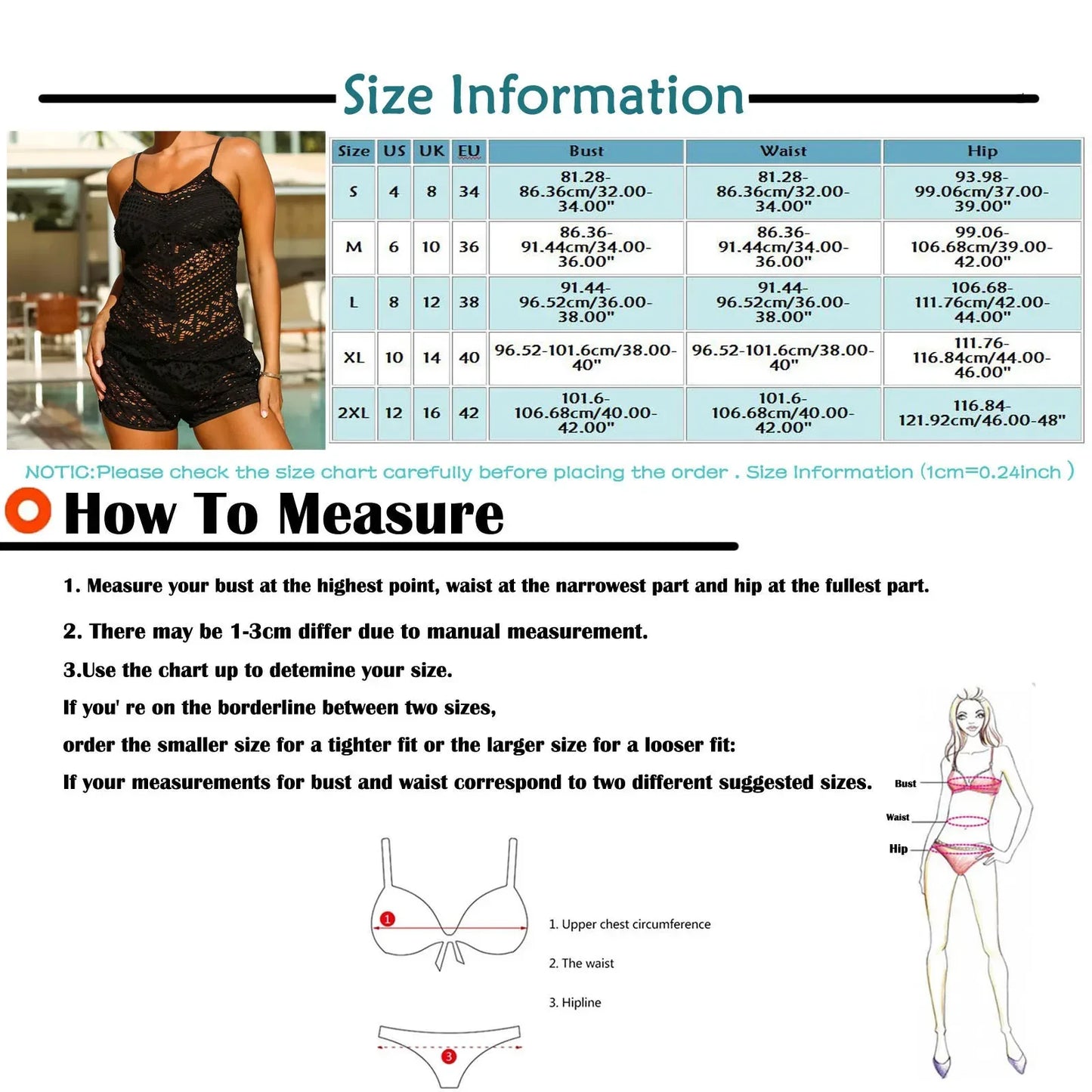 Women's Summer Lace Cutout Sexy Split Swimsuit