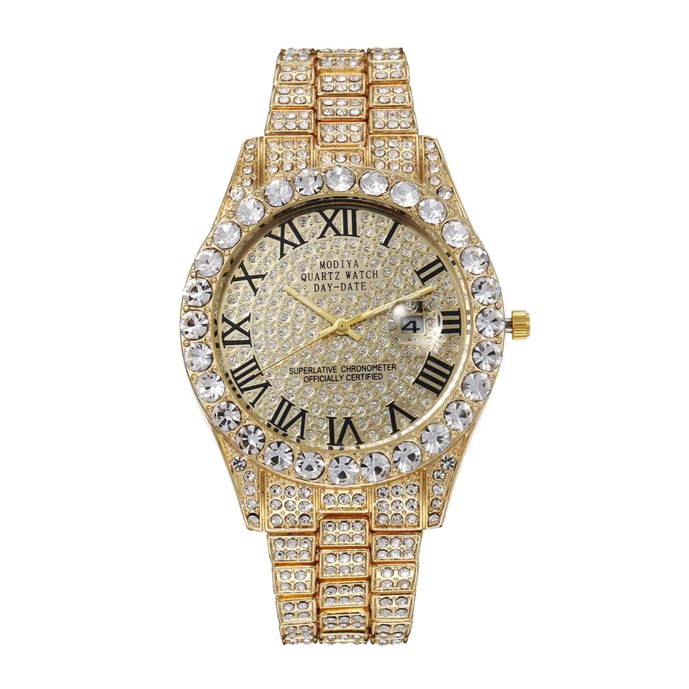 Hip Hop Iced Out Men Watch - Empire P.E