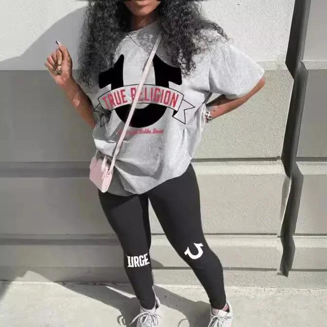 Fashionable U Series Hip Hop Trendy Set FC1229 Cross-Border Women's Skirt Ensemble Stylish Casual Outfit from Mainland China - Empire P.E