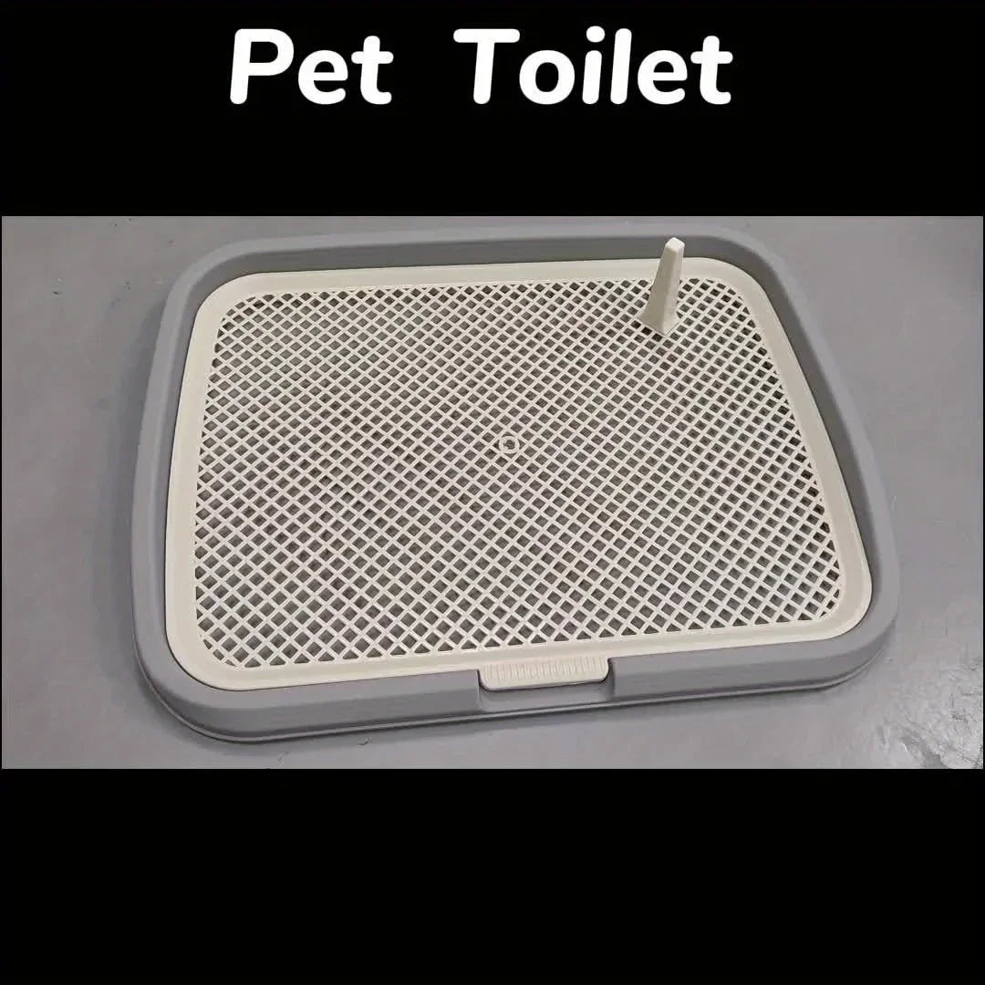Dog Potty Training Toilet, Plastic Dog Pee Pad Holder With Removable Net