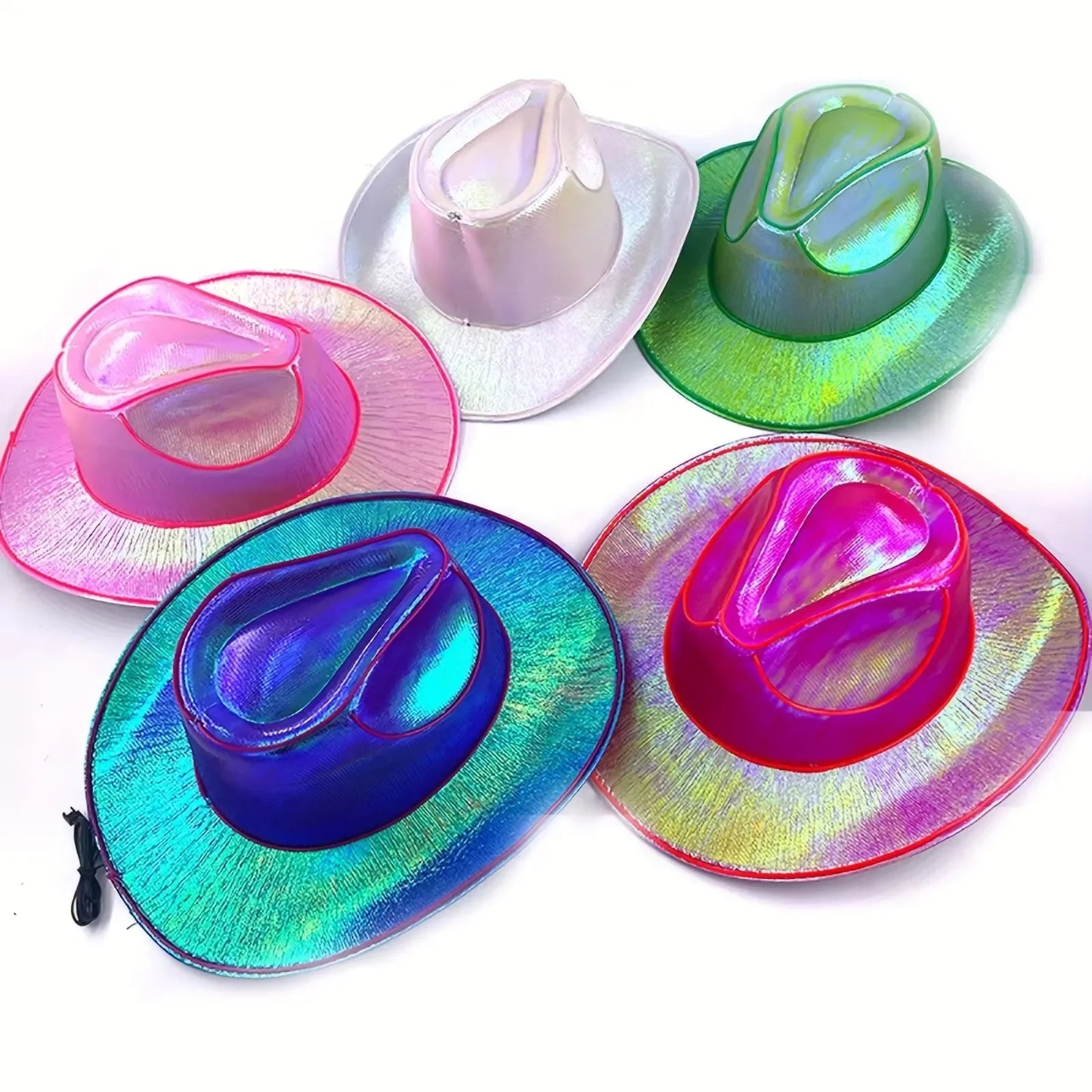 Lights Cowboy Cowgirl Hat with LED Light Up Cap - Empire P.E