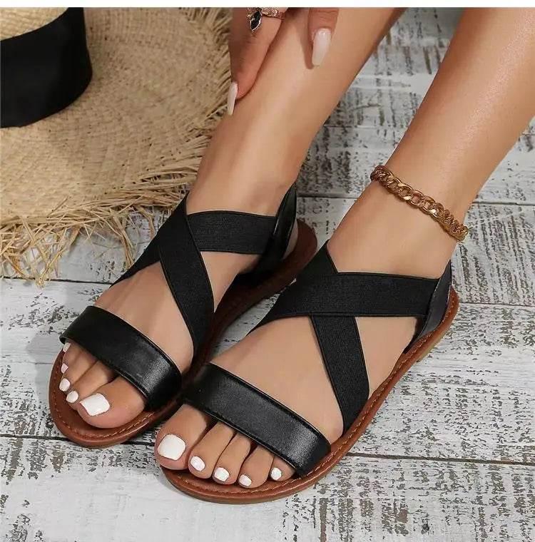 Summer Women Shoes Sandals Party Sandals Woman Beach Walking Shoes Retro Women's Sandals Plus Size Footwear Female Women Sandal - Empire P.E
