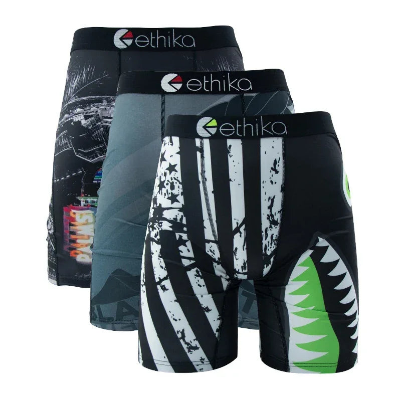 ETHIKA 3Pcs Men Sexy Underwear Boxers - Empire P.E