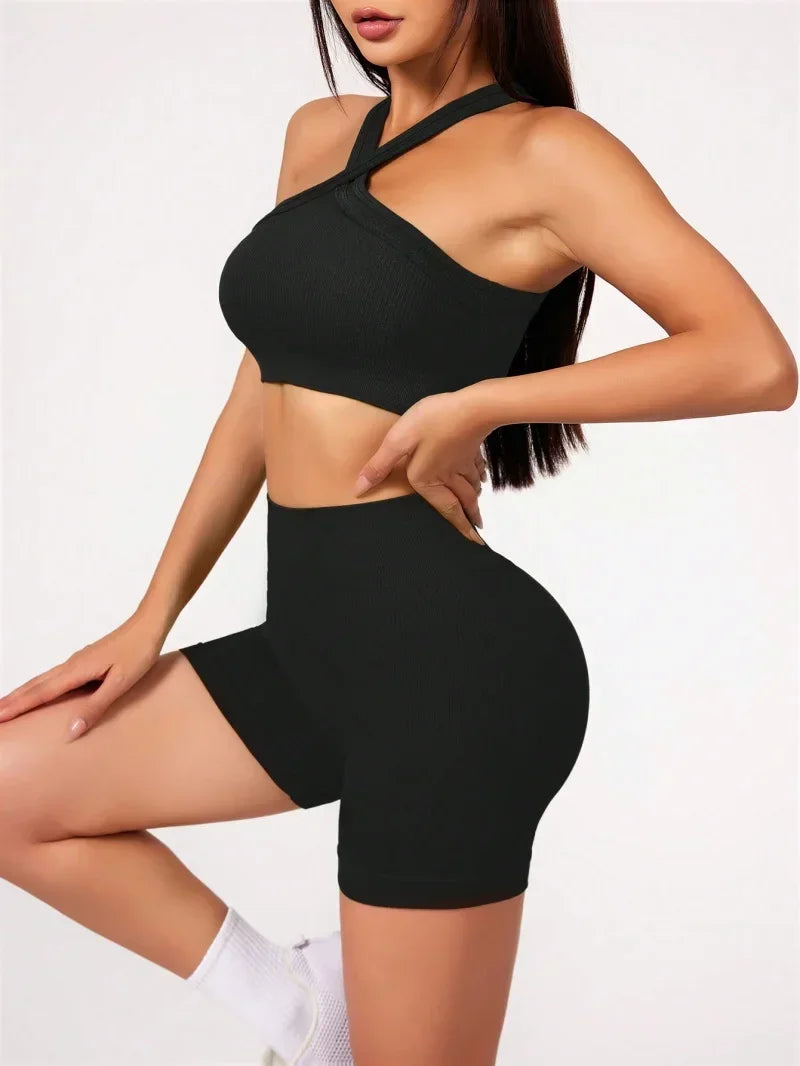 2Pcs Yoga Sets Gym Set Women - Empire P.E