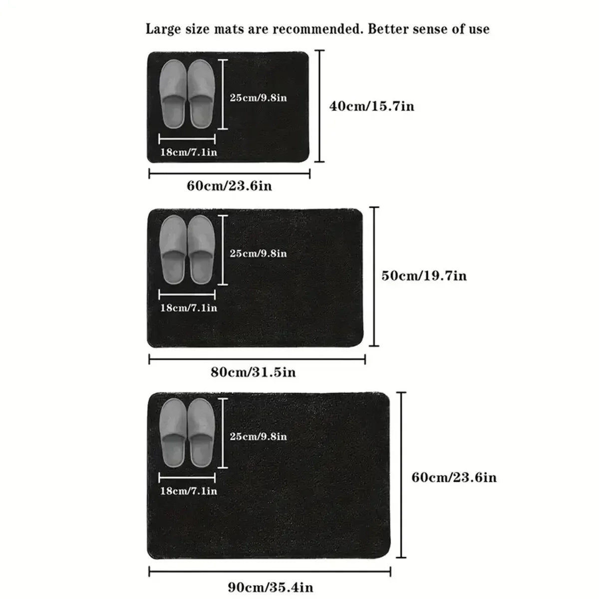 Super Water Absorbent Bathroom Floor Mat Anti-slip Bathroom Mat Bath Mat - Empire P.E