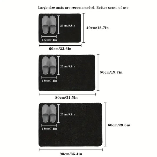 Super Water Absorbent Bathroom Floor Mat Anti-slip Bathroom Mat Bath Mat - Empire P.E