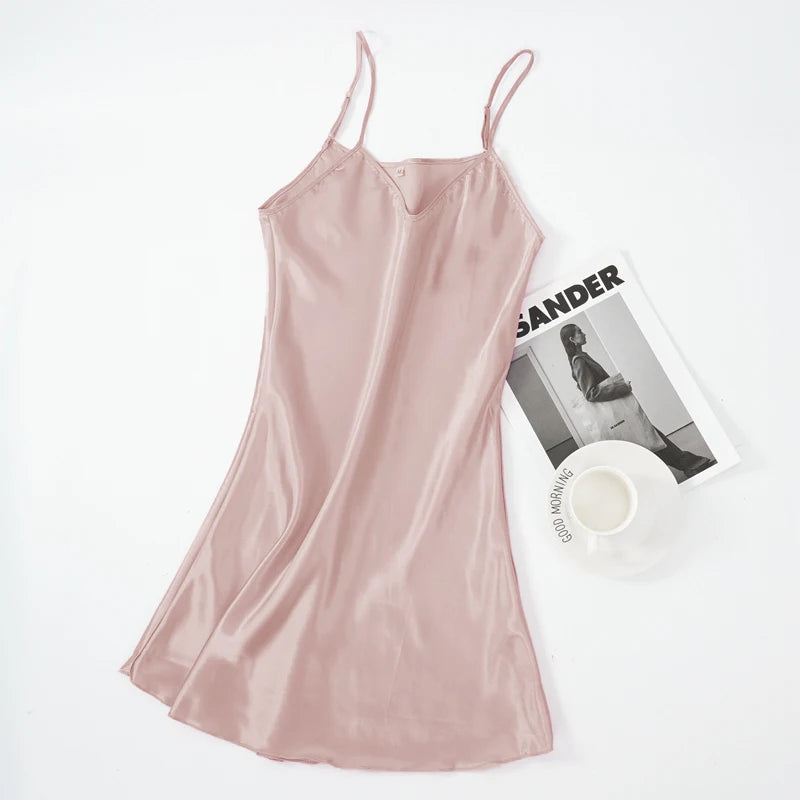 Women's Satin Sexy Nightgown - Empire P.E