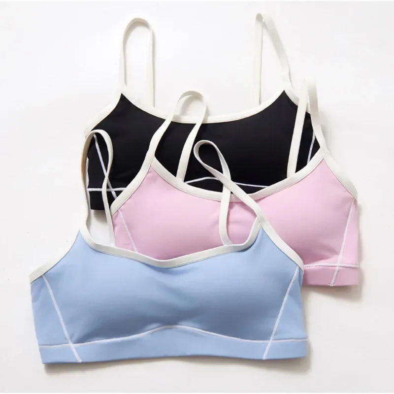 Women's Sports Bra Gym High Support Chest Pad