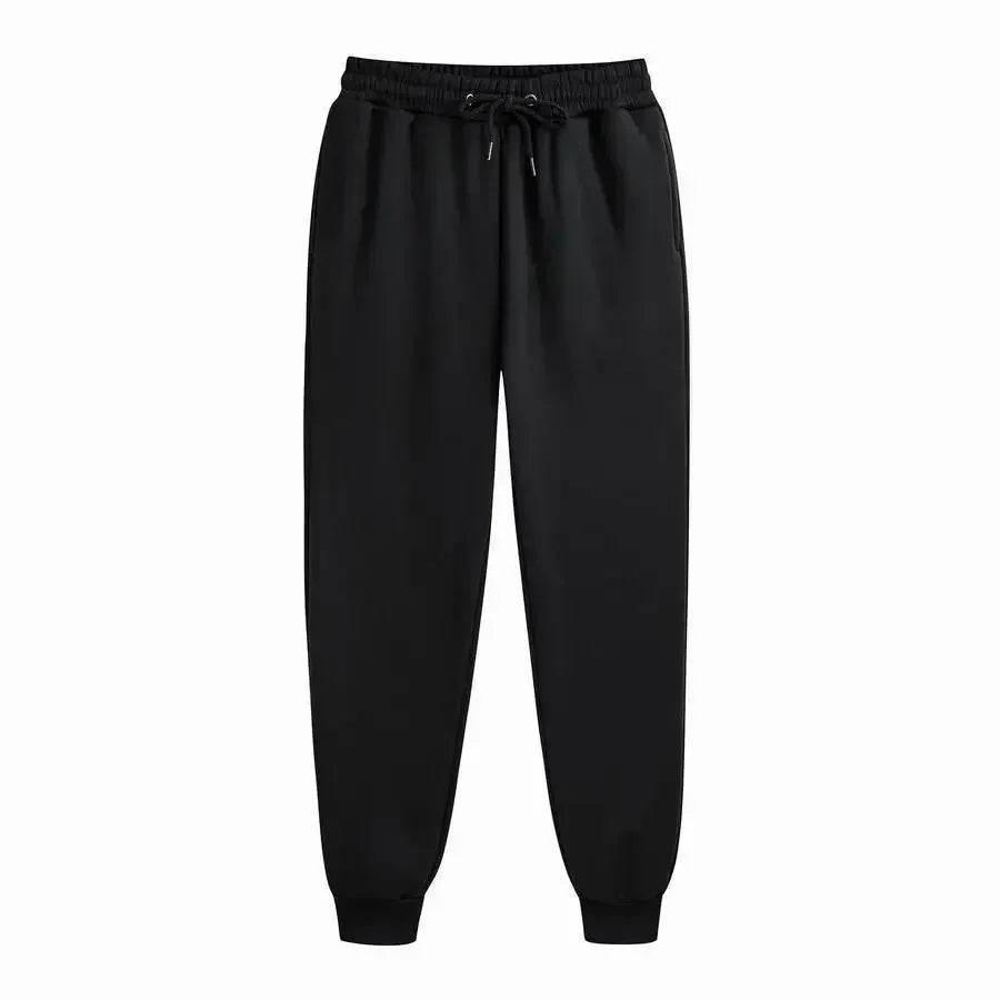 Men's Casual Sweatpants Fleece Sports Pants Unisex Fashion Solid Loose Trousers Streetwear Autumn Winter Jogging Fitness Pants - Empire P.E