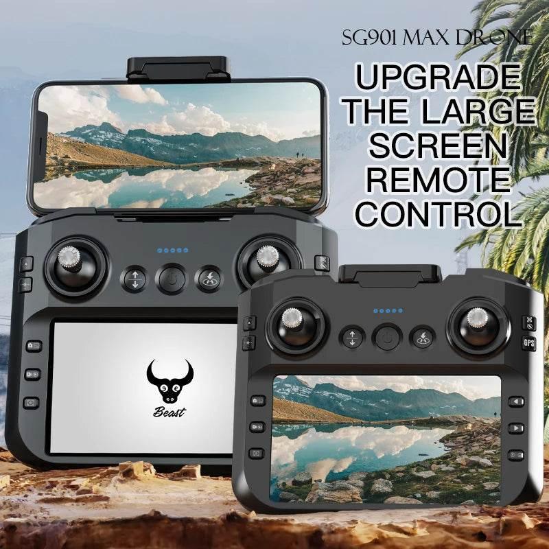New SG901 MAX GPS Drone Professional 8K Camera Aerial FPV Brush Avoiding Obstacle with Large Screen Remote Control Folding Dron - Empire P.E