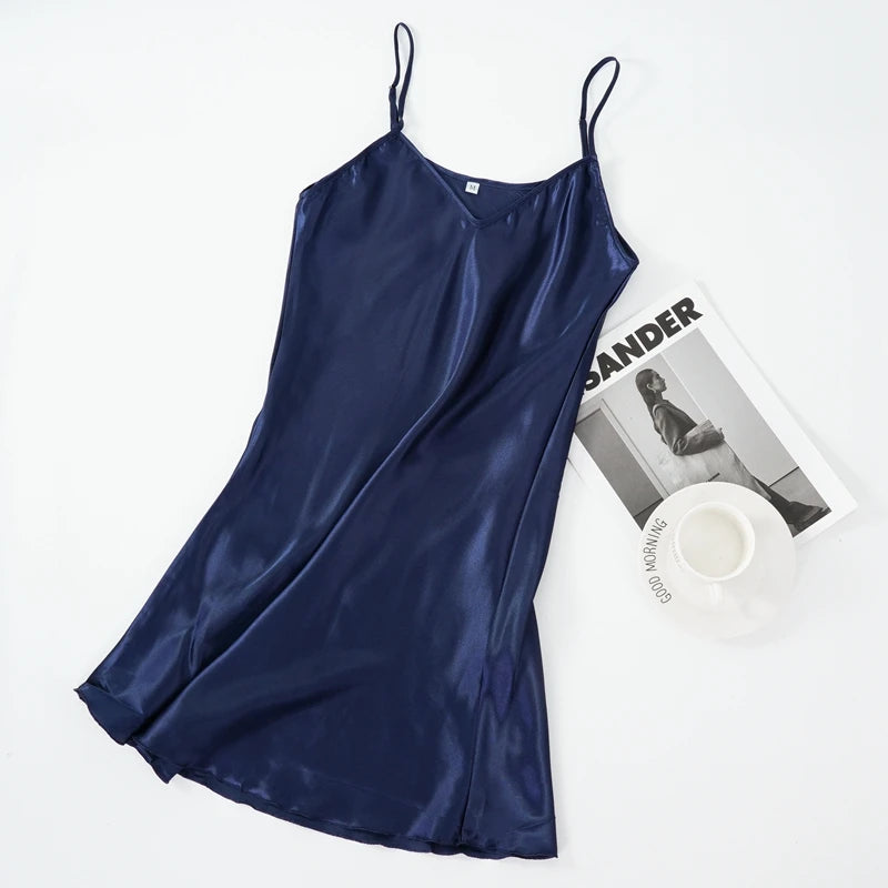 Women's Satin Sexy Nightgown - Empire P.E