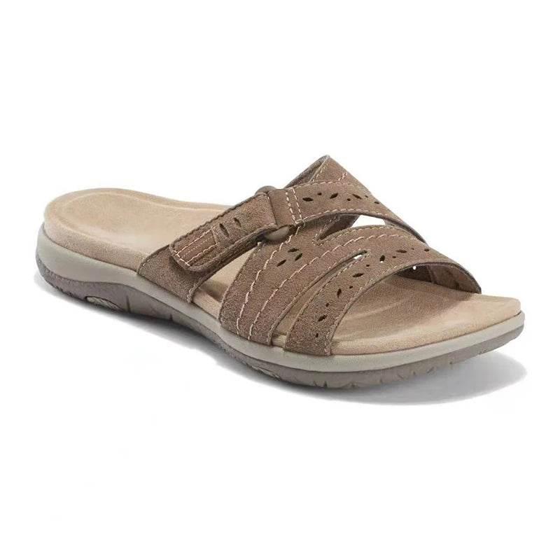 Woman Orthopedic Comfy Premium Round Toe Sandals Hollow Out Hook-and-loop Design сандали ортопедические Shoes Sandalias - Empire P.E