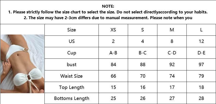 Halter Bandeau Leopard Print Bikinis Sets Woman Metal Ring Swimwear Hollow Out Sexy Swimsuit 2025 Bathing Suit Bikinis De Mujer - Empire P.E