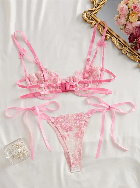Sexy Lingerie Set Women Embriodey - Empire P.E