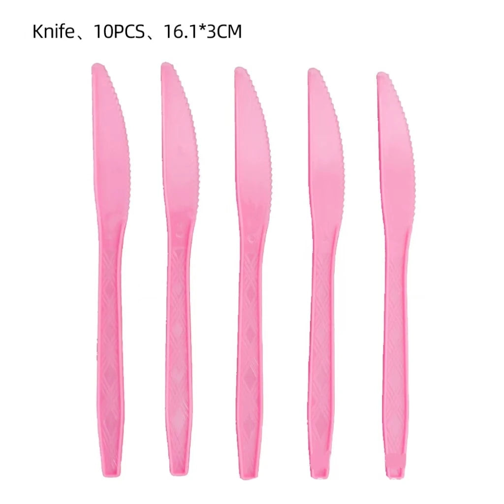 10Guests Pink Cross Baby Communion Party Supplies Flower God Bless Tableware Paper Plates Cups Baptismal Party Decor Baby Shower