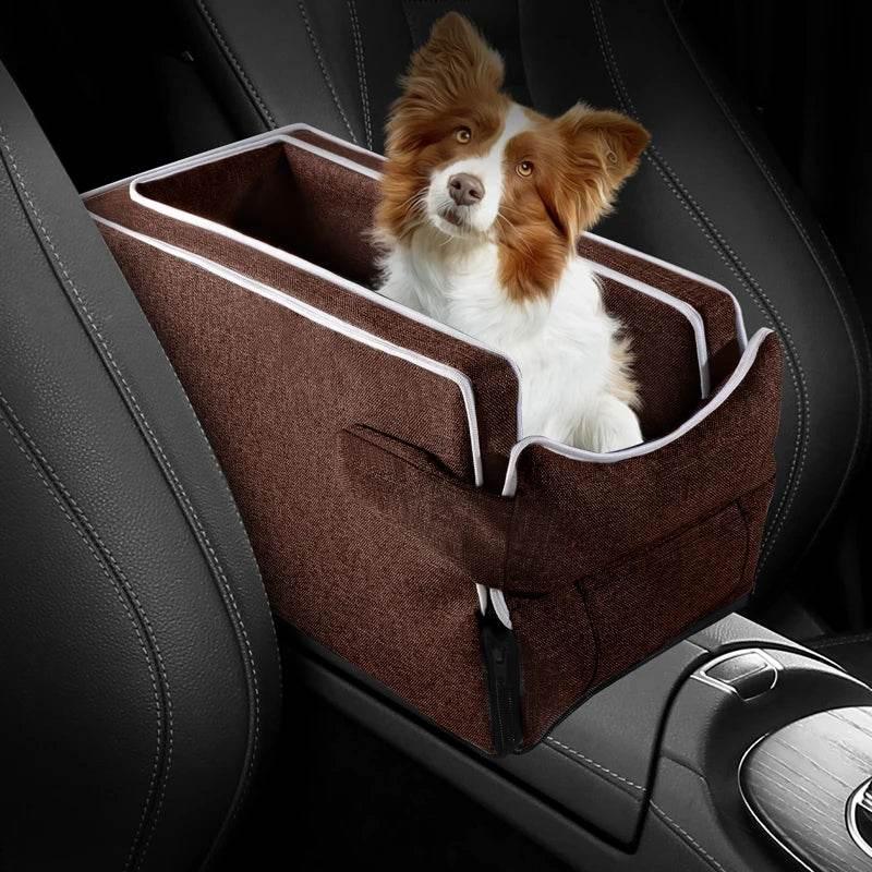 Car Center Console Pet Bed Mat Fiber Pet Safety Seat Essential for Cat & Do Travel Small pet car carrierNon-slip pet car s - Empire P.E