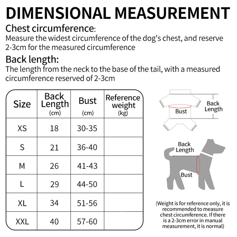 Pet Dog Soft Warm Fleece Jumpsuits