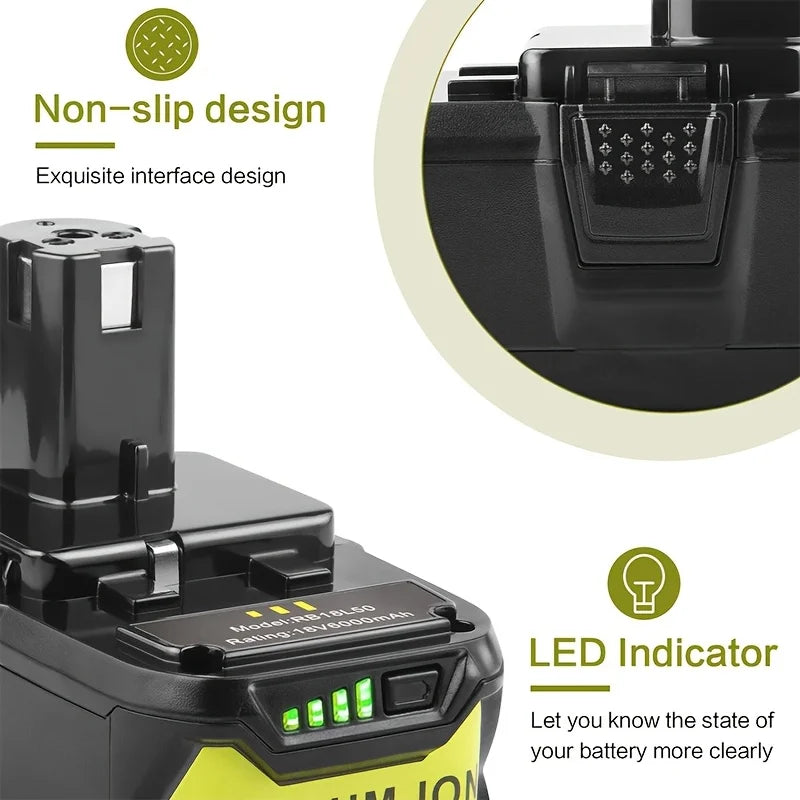 18V 8.0Ah Rechargeable Lithium Battery - Empire P.E
