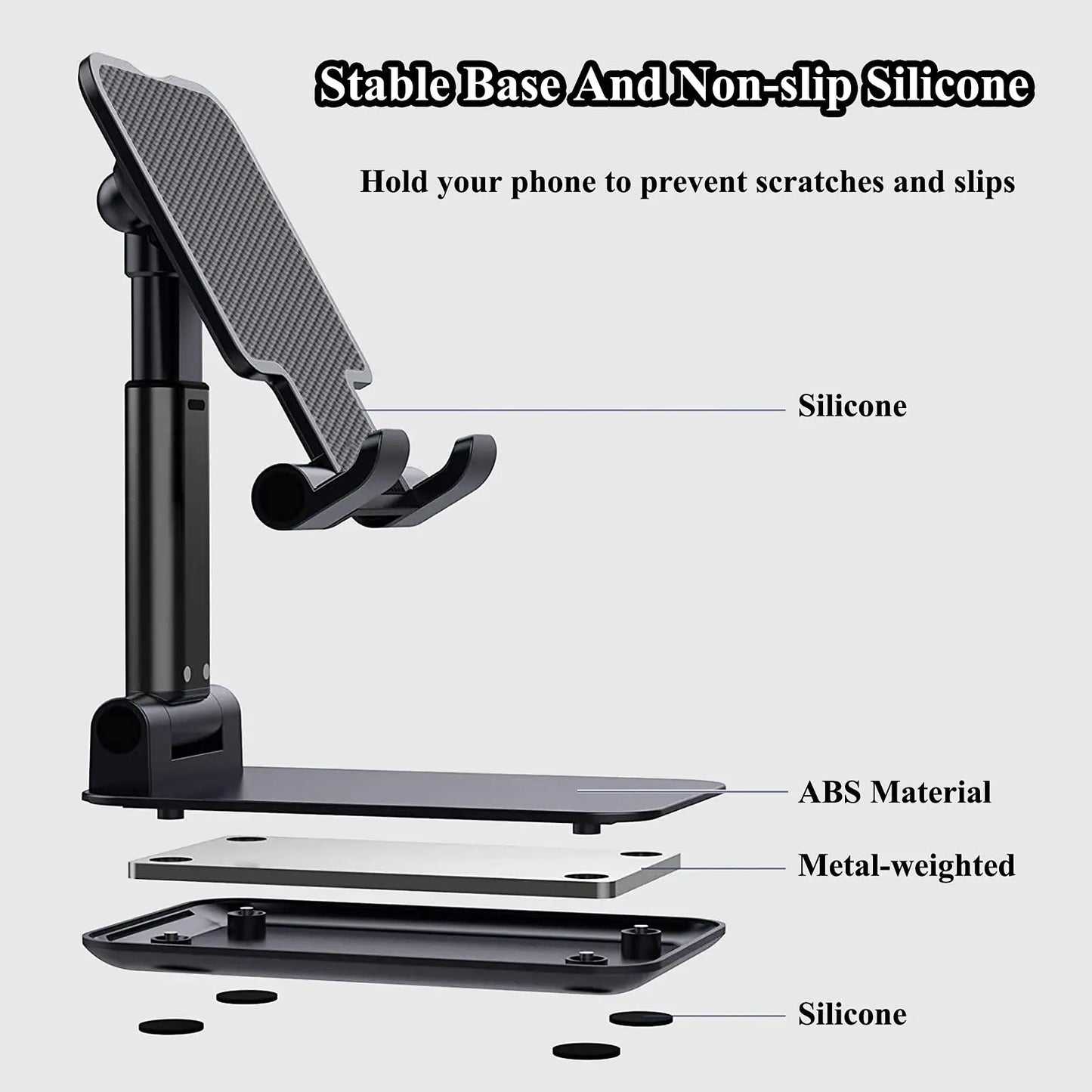 Adjustable Phone Stand for Desk