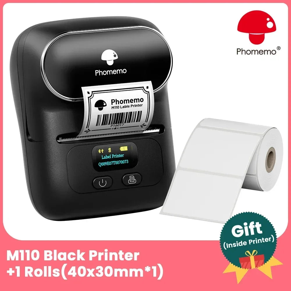 M110 Label Printer Mini Printer Portable - Empire P.E