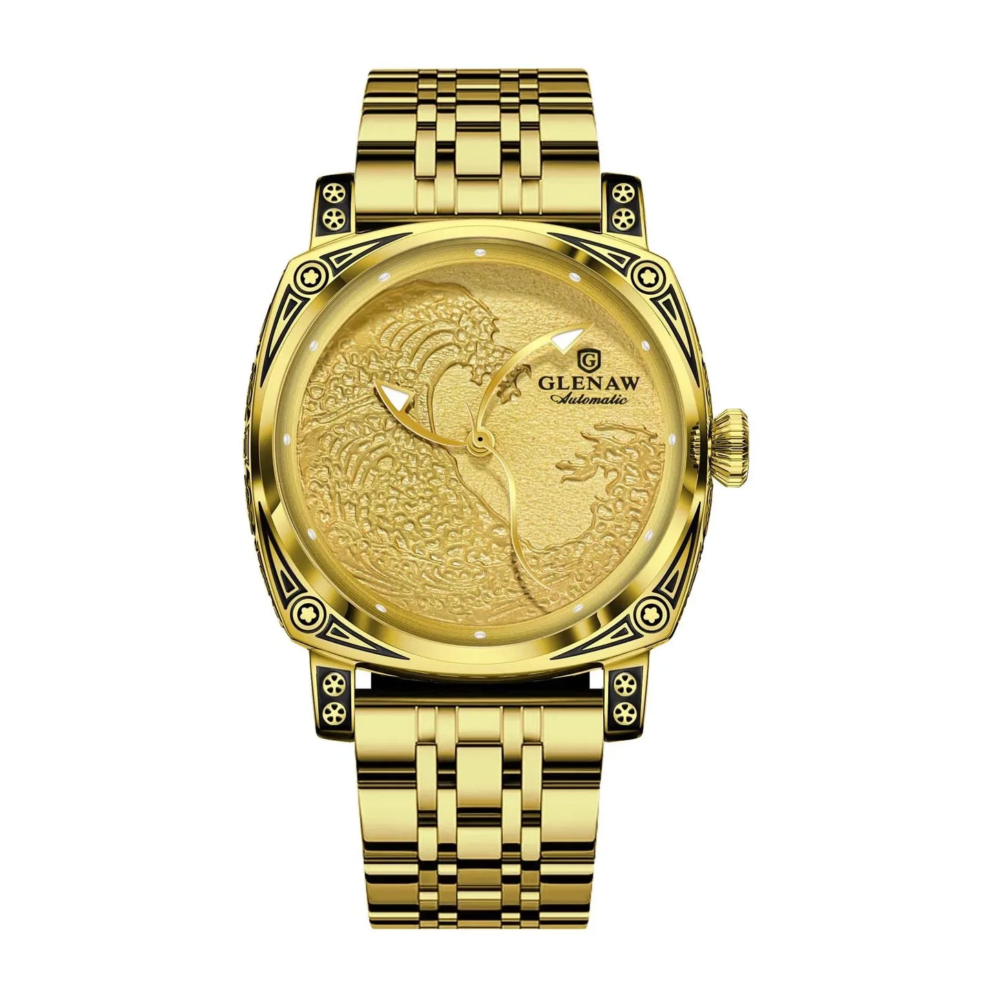 Luxury Fashion Business Gold Watch