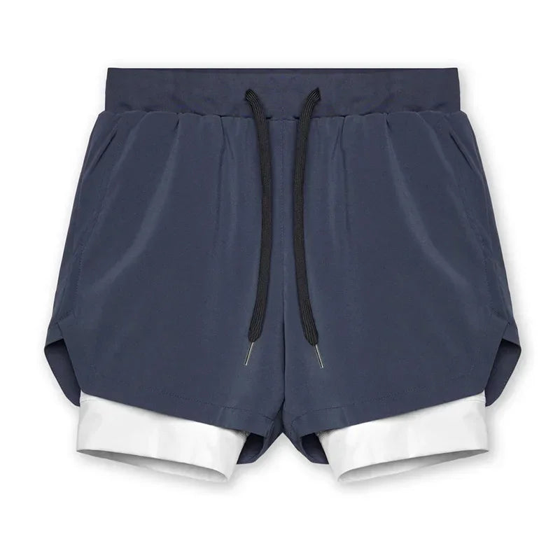 2023 new Breathable Double layer sport shorts - Empire P.E