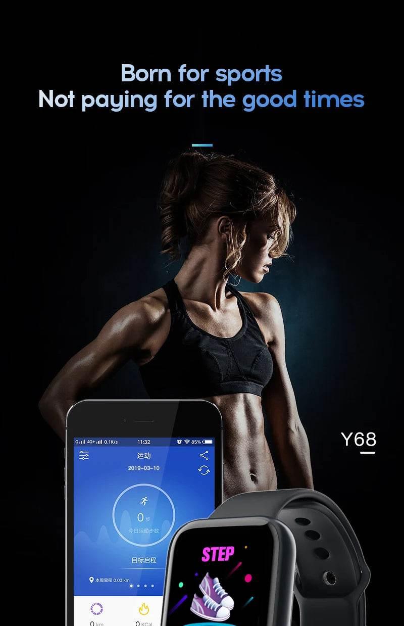 Smart Watch For Women & Men Wristwatch Bluetooth Connected - Empire P.E