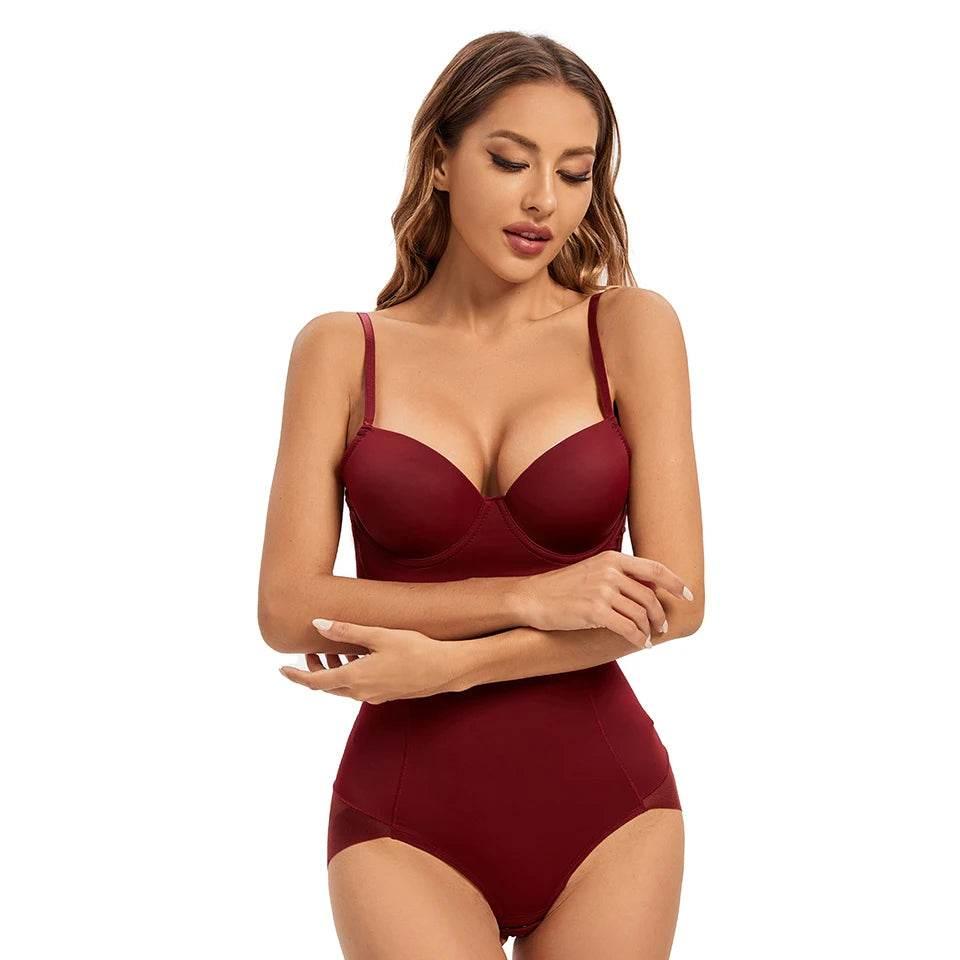 Bodysuit Body Shaper Strappy Bralette Bras - Empire P.E