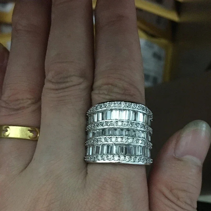 Lab Diamond Ring 925 sterling silver - Empire P.E