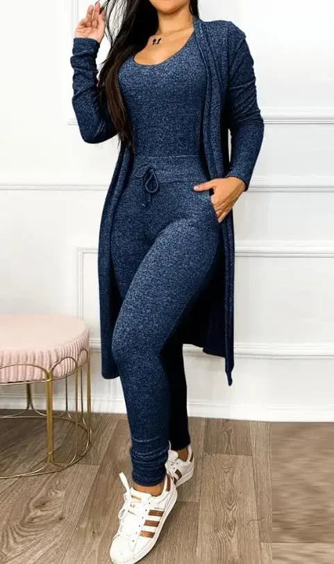 Two Piece Set Women Outfit Spring Fashion Drawstring Pocket Design - Empire P.E