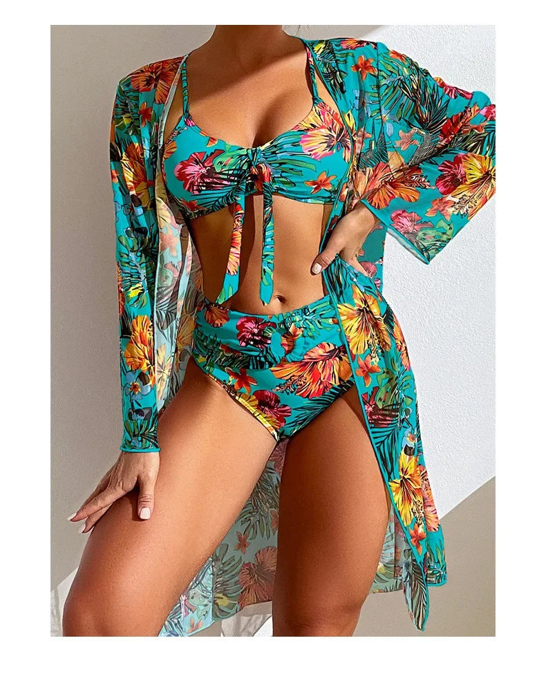 Women's Beach Bikinis Three Pieces Bikini Set - Empire P.E