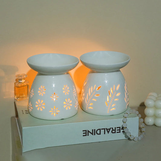 White Ceramic Incense Burner