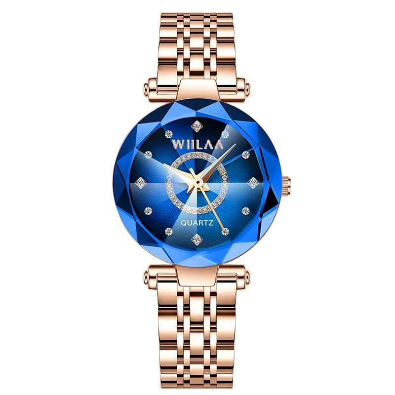 Women Bracelet Watches Stainless Steel Band Elegant Diamond Dial Ladies Wrist Watch For Crystal Exquisite Top Brand Luxury 2025 - Empire P.E