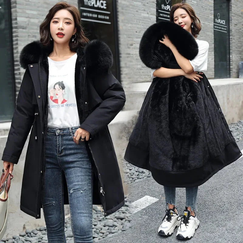 2025 New Women's Wool Liner Hooded Jacket - Empire P.E