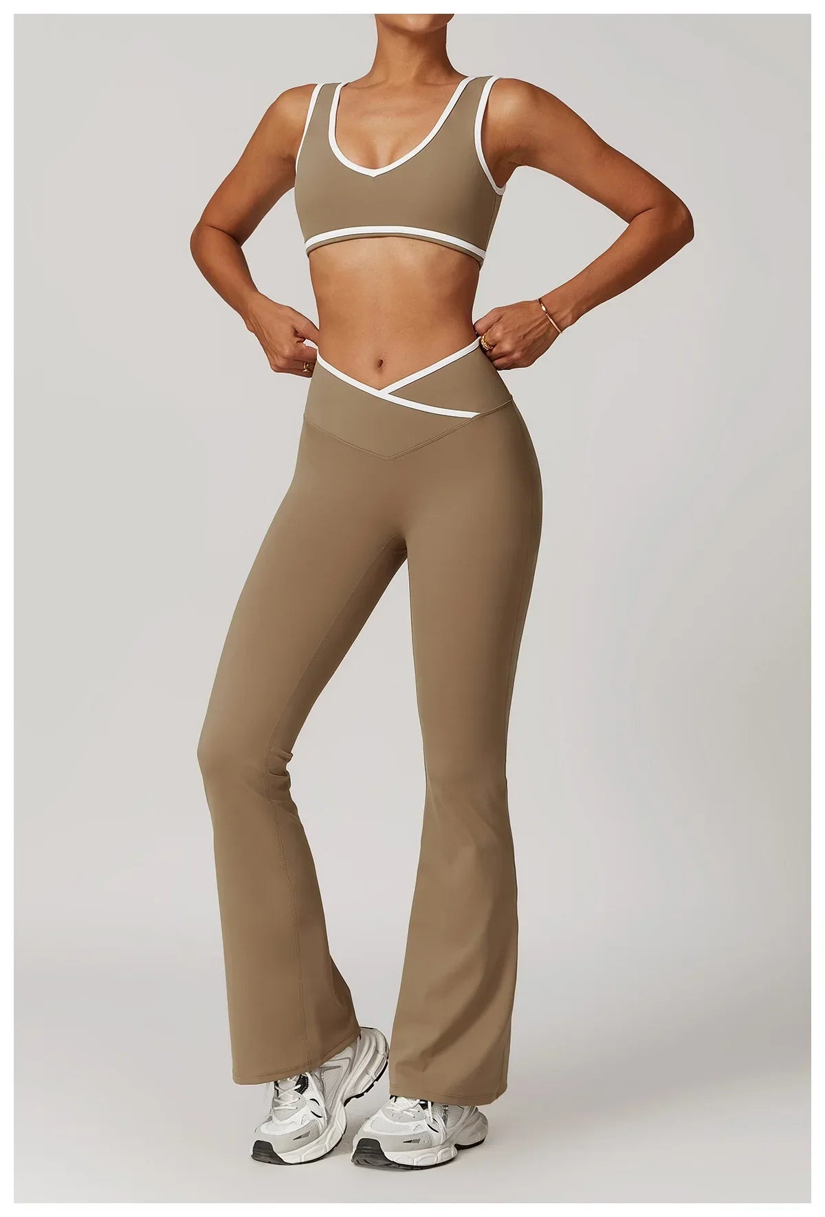 Yoga Set 2 Pieces Workout Outfits Fitness - Empire P.E
