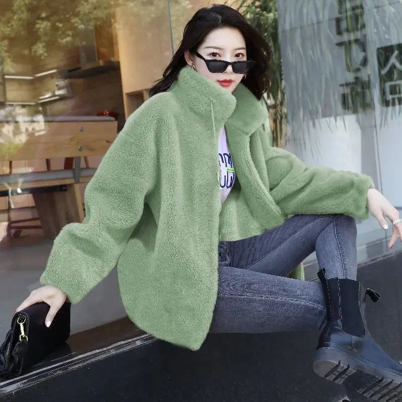 Women's Winter Fleece Warm Coat - Empire P.E