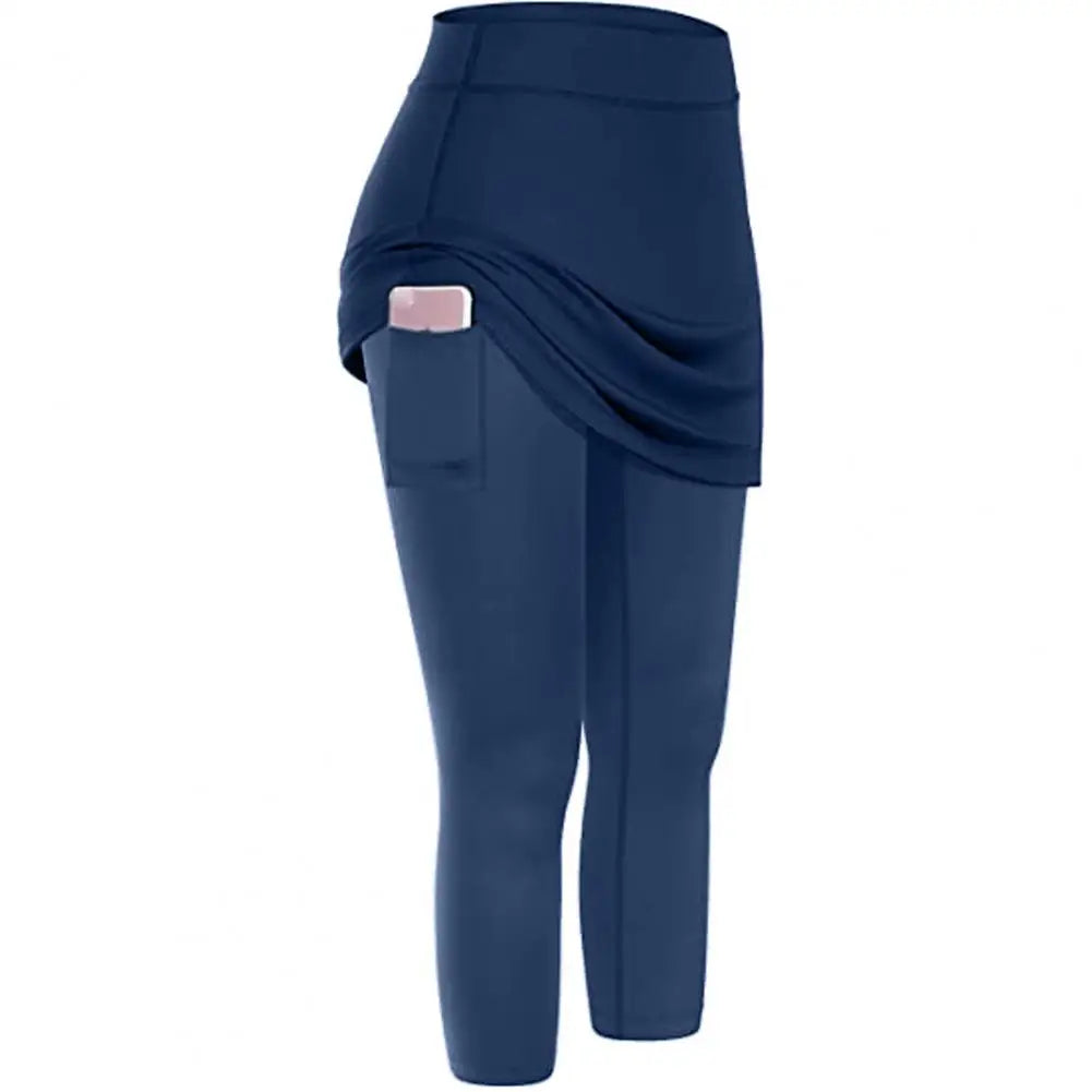 Workout Leggings Yoga Leggings Women Fake Skirt Pants - Empire P.E
