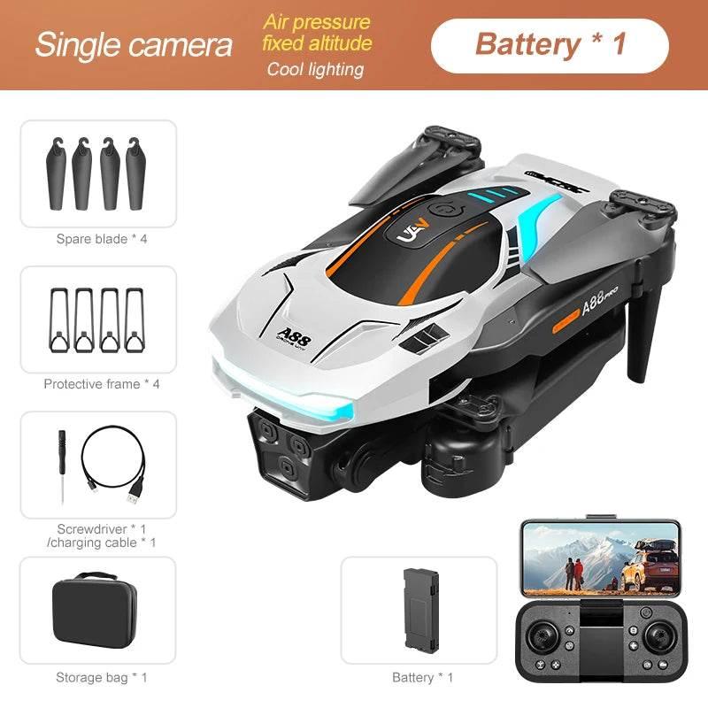 8K GPS dual-camera professional drone A88 5G obstacle avoidance brushless optical flow quadcopter toy gift - Empire P.E
