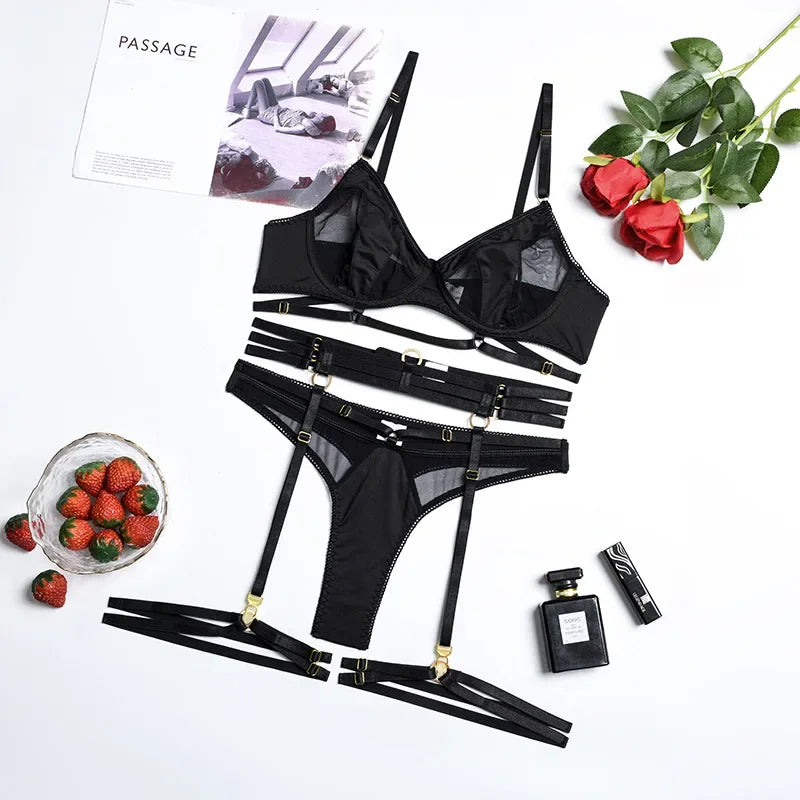 3-Piece Lingerie Set Women - Empire P.E