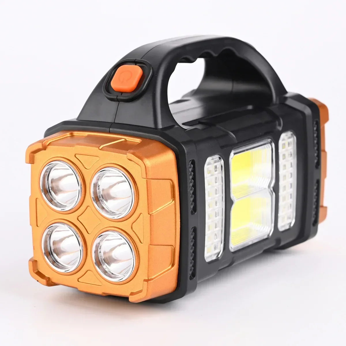 2024 Powerful LED Flashlight USB+Solar Rechargeable Flashlight - Empire P.E