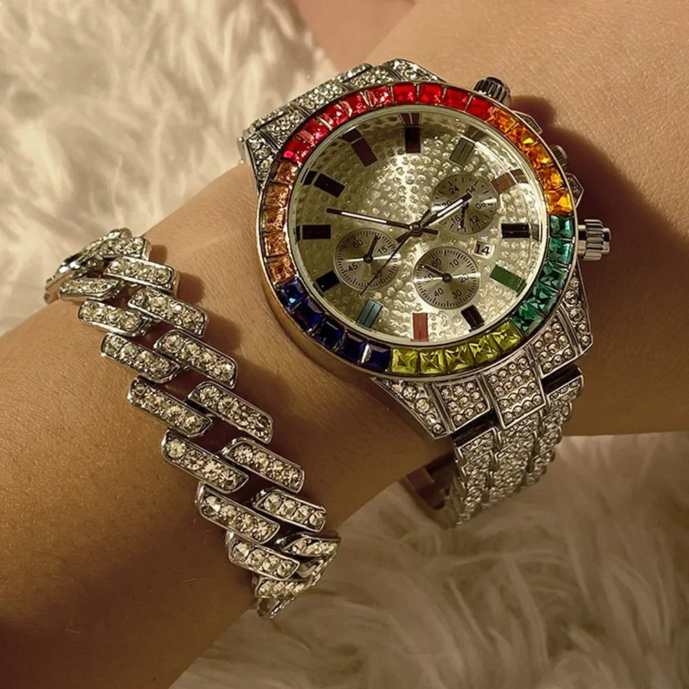 Women Quartz Watch Luxury Bracelet Chain Sets - Empire P.E