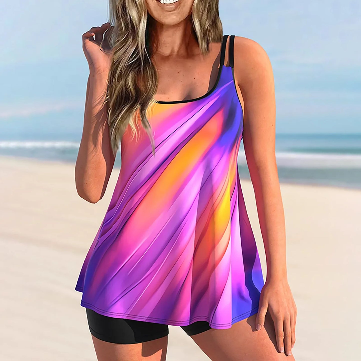 Women's 2024 Vintage Retro High Waist Swimsuit