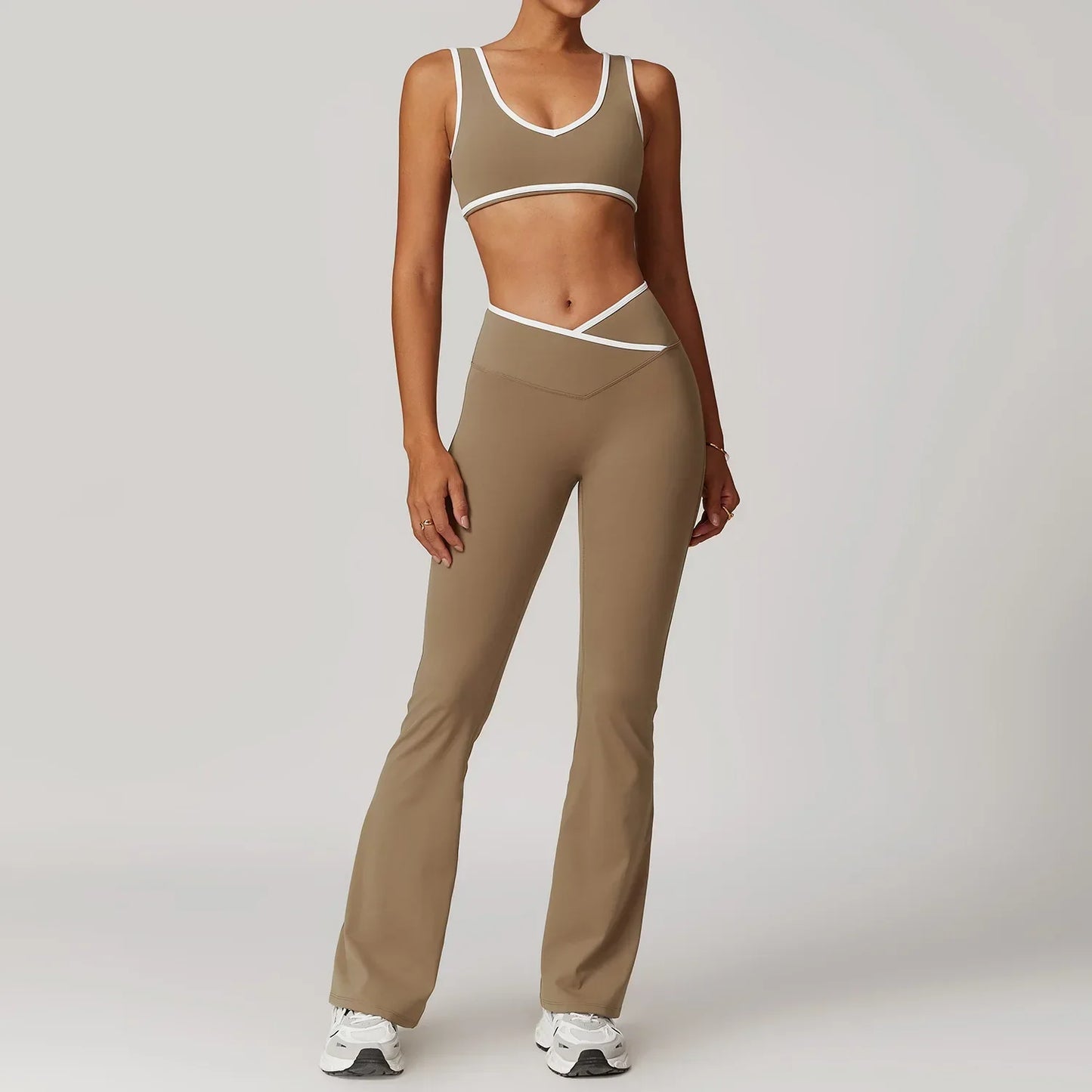 Yoga Set 2 Pieces Workout Outfits Fitness - Empire P.E