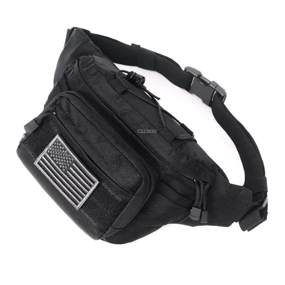 Outdoor Tactical Waist Bag 600D Nylon Oxford Outdoor EDC Fanny Pack Utility Waist Pouch Outdoor Bumbag Hunting Camping Hip Bags - Empire P.E