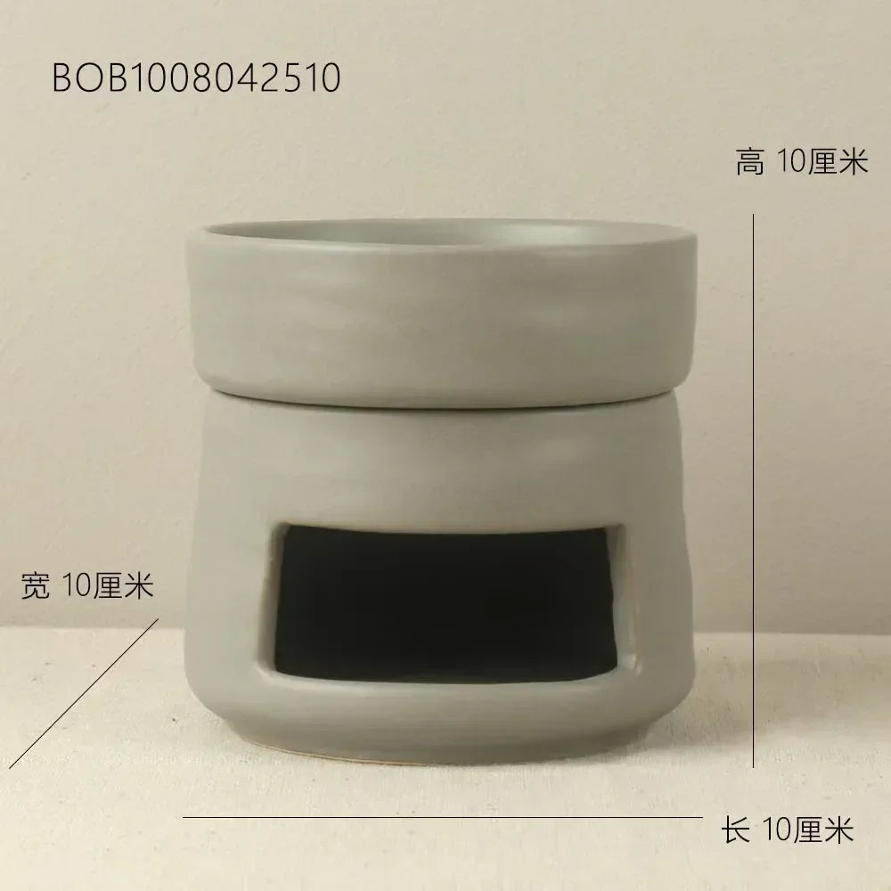 Exquisite ceramic craftsmanship candle holder wax oil burner