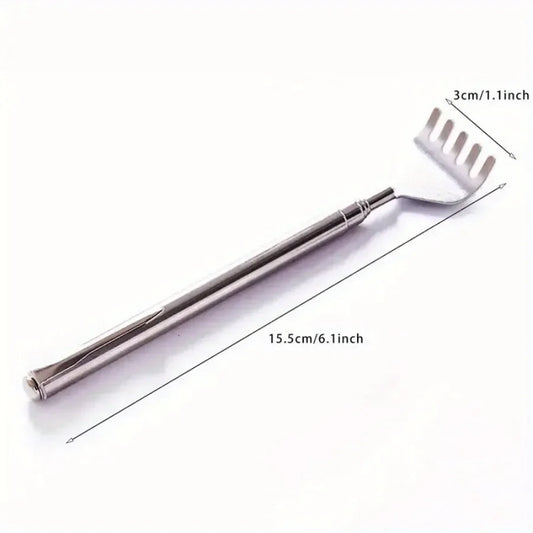 silvery Telescopic Back Scratcher - Empire P.E