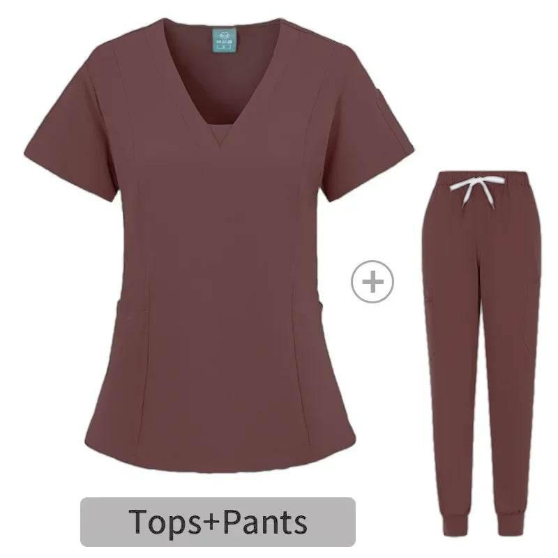 Medical Uniform Scrubs Hospital Working Scrubs Set Medical Nurse Dental Surgery Suit Workwear - Empire P.E
