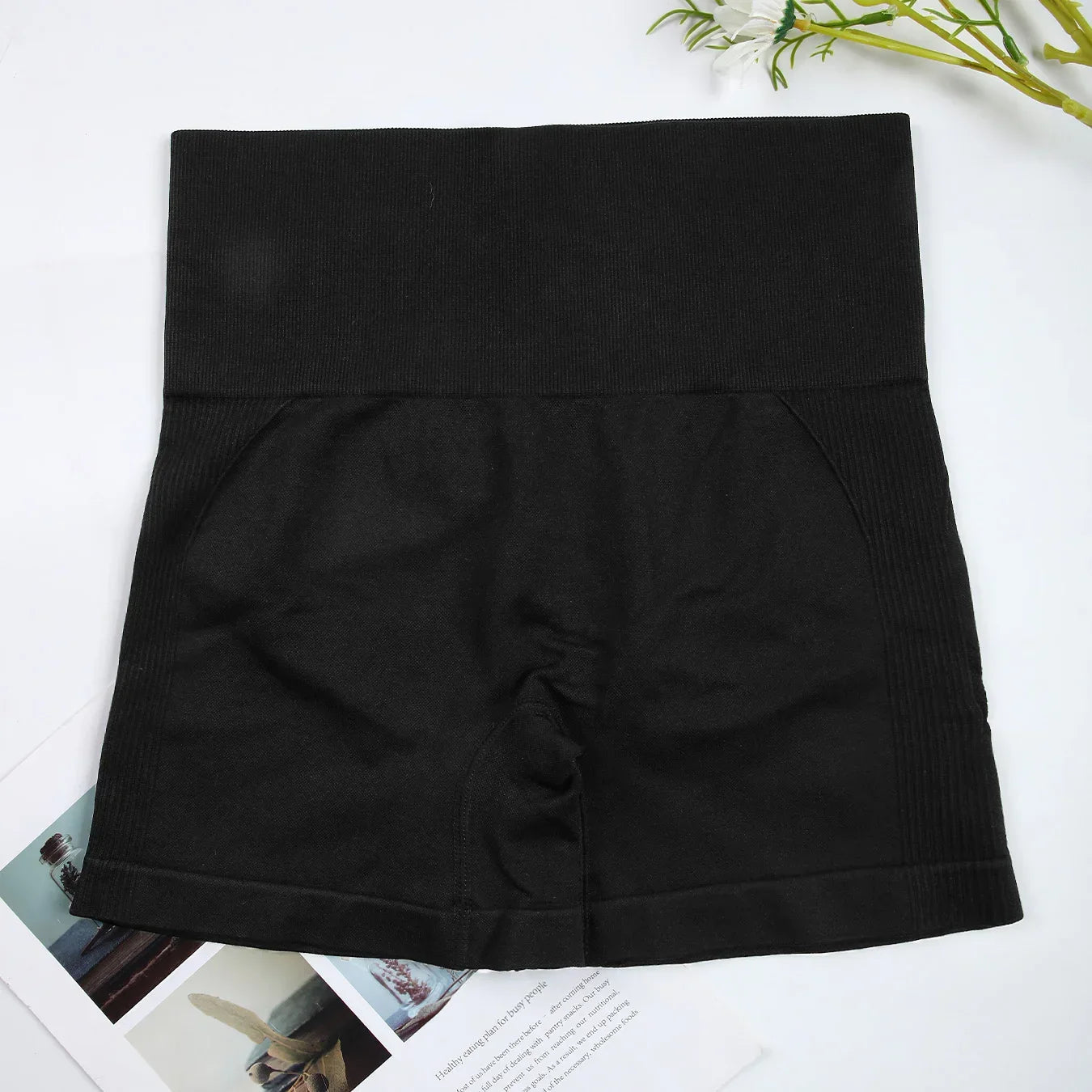 Women Fitness Shorts High Waist Workout Hip Lifting Leisure Shorts Leggings Yoga Gym Running Short Pants Sportswear - Empire P.E